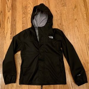 The North Face Girls Black Resolve Reflective Jacket sz. S 7/8